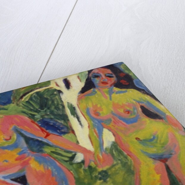 Two Nude Women in a Wood, 1909 by Ernst Ludwig Kirchner