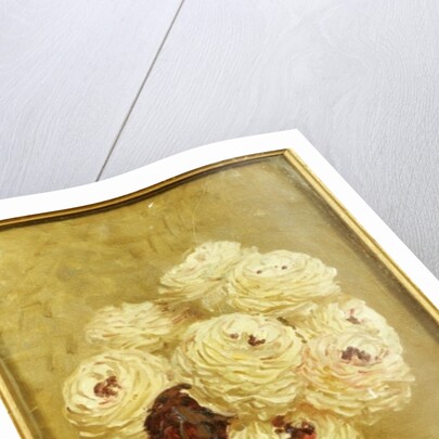 A Vase of Dahlias by Albert Joseph Moore