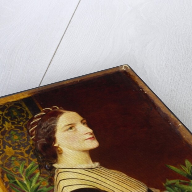 Portrait of a lady, head and shoulders, 1860 by Anthony Frederick Augustus Sandys