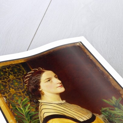 Portrait of a lady, head and shoulders, 1860 by Anthony Frederick Augustus Sandys