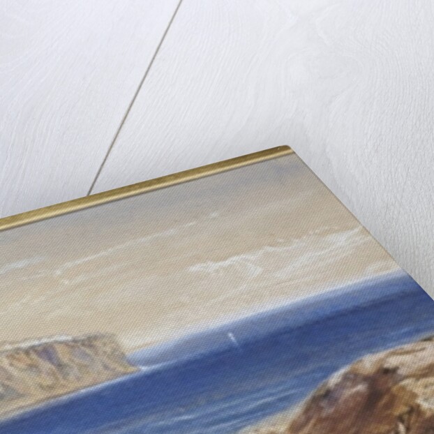 Monaco from Cap d'Ail, 1865 by Edward Lear