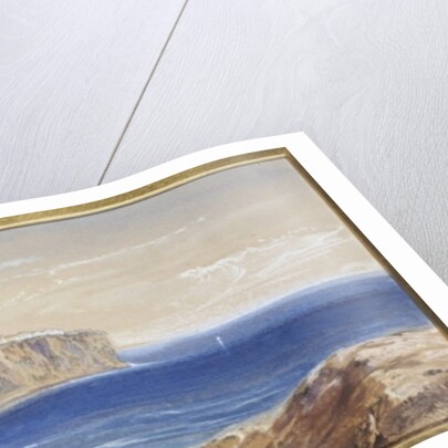 Monaco from Cap d'Ail, 1865 by Edward Lear