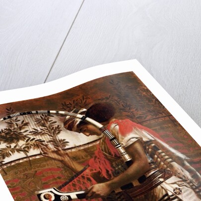 A Young Musician Employed in the Temple Service during the Feast of the Tabernacles, later called Hosanna, 1862 by Simeon Solomon