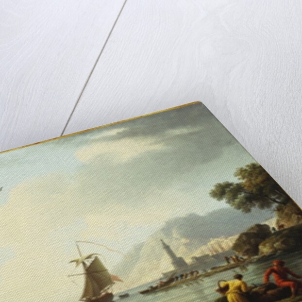 A View of the Harbour at Genoa, 1773 by Claude Joseph Vernet