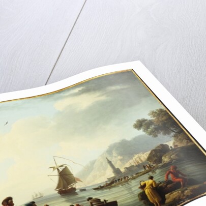 A View of the Harbour at Genoa, 1773 by Claude Joseph Vernet