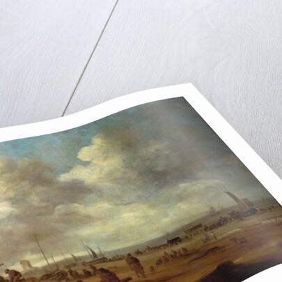 A View of Scheveningen, 1649 by Jan Josephsz van Goyen