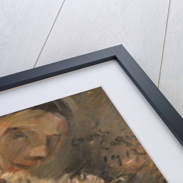 Max Mainer with a Siberian Greyhound, 1917 by Lovis Corinth