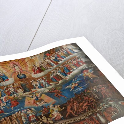 The Last Judgement, Cuzco School, late 17th century by Diego Quispe Tito