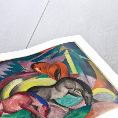 Three Horses, 1912 by Franz Marc