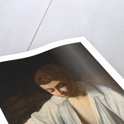 A boy Peeling Fruit, c.1592-3 by Michelangelo Caravaggio