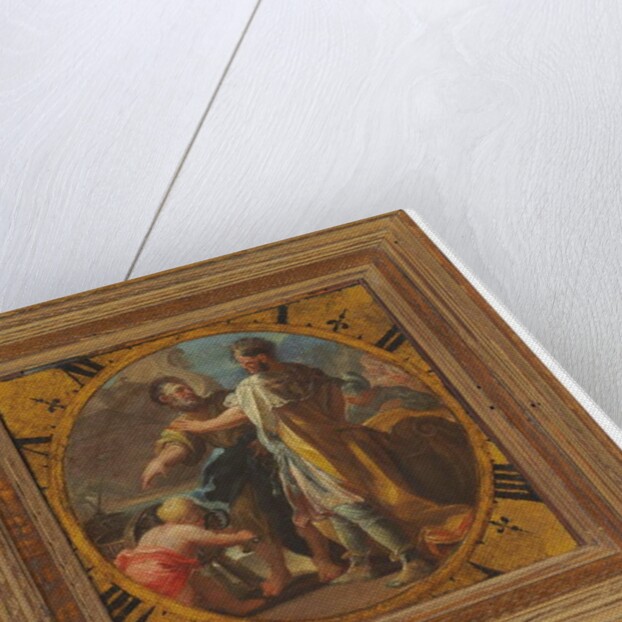 Archimedes demonstrating his invention to King Hieron of Syracuse by Domenico Antonio Vaccaro