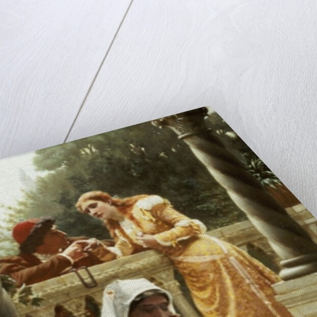 A Stolen Interview, 1888 by Edmund Blair Leighton