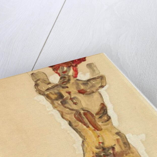 Stehender Rückenakt, 1910 by Egon Schiele