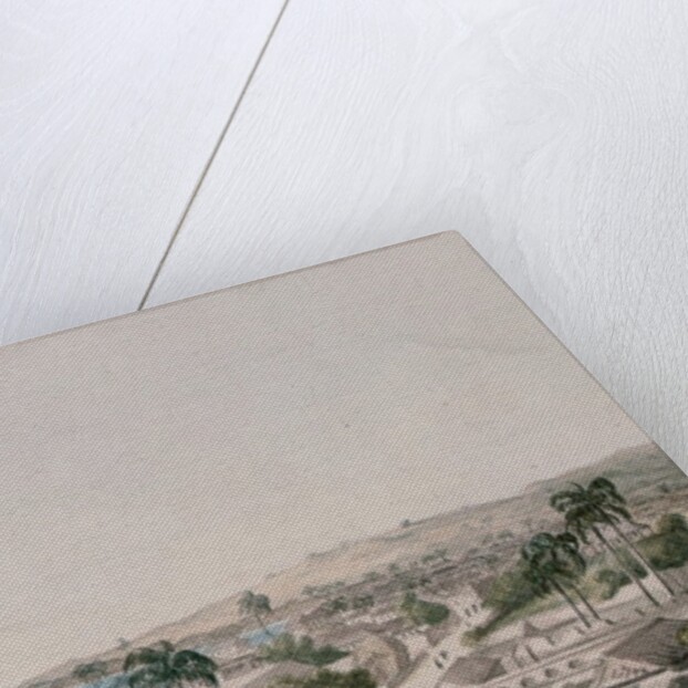 A view of Carlisle Bay and Bridgetown, Barbados by Charles Emilius Gold