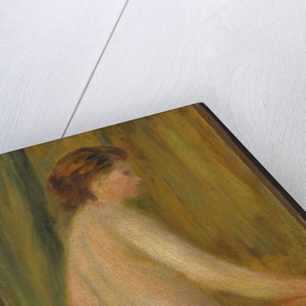 Nude with bath towel, c.1900 by Pierre Auguste Renoir