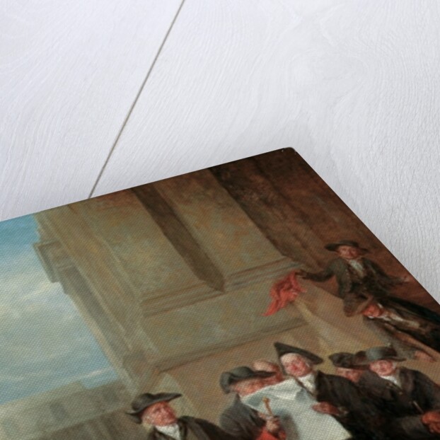 Naval Intelligence: Greenwich Pensioners Reading a Copy of The Times by Henry James Pidding