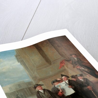 Naval Intelligence: Greenwich Pensioners Reading a Copy of The Times by Henry James Pidding