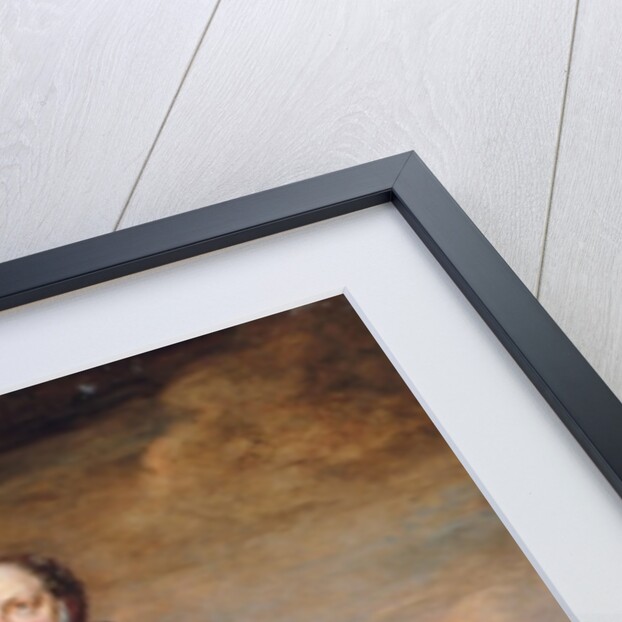 Portrait of a gentleman as a pilgrim, on a track, holding a staff with a gourd and a bible, 1836 by Edward Daniel Leahy