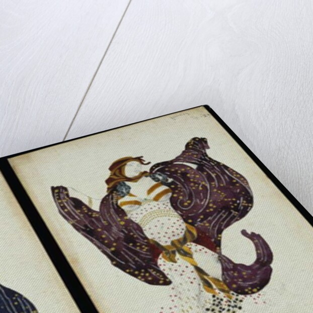 A pair of costume designs for female dancers from 'Juive' by Leon Bakst