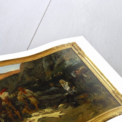 Don Quixote and the Goat Herders, 1870 by Anton Alexander von Werner