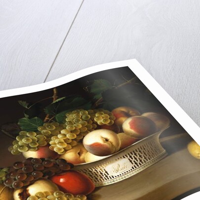 Fruit in a Chinese Basket, 1822 by James the Elder Peale