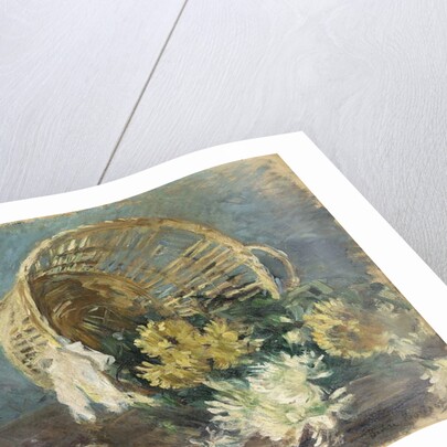 Chrysanthemums or The Overturned Basket, 1885 by Berthe Morisot