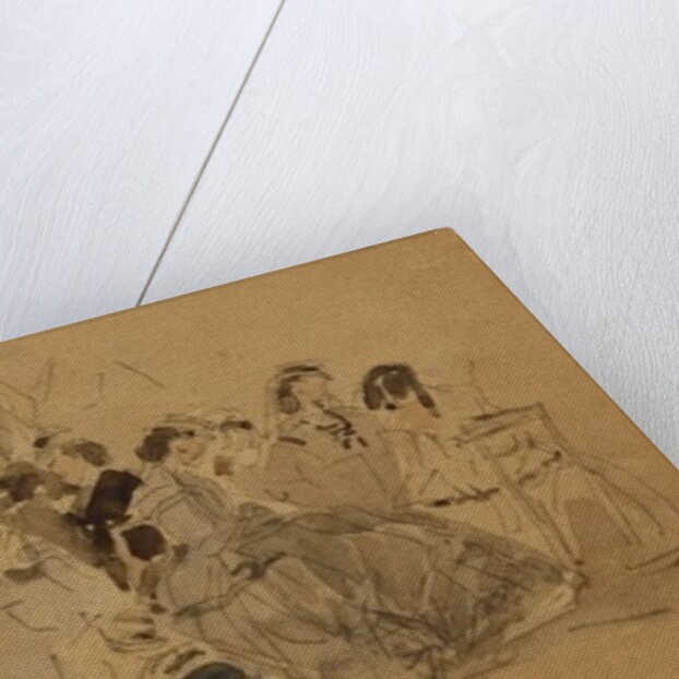 Afternoon on the Beach, c.1865 by Eugene Louis Boudin