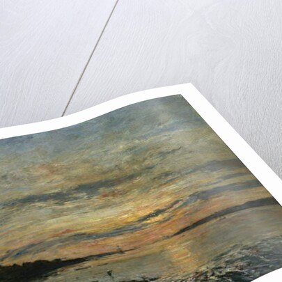 Plougastel, Sunset over the Estuary, c.1870-73 by Eugene Louis Boudin