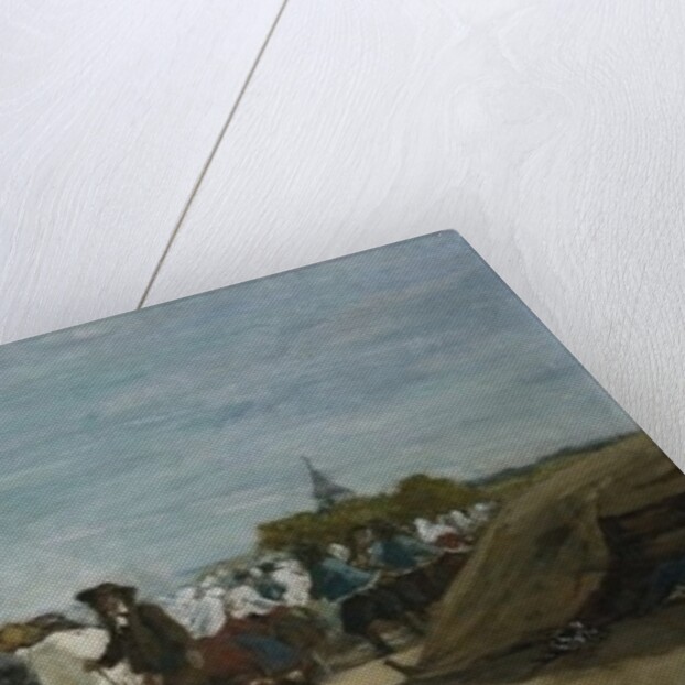 Pilgrimage in Finistere, Brittany by Eugene Louis Boudin