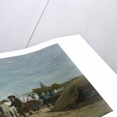 Pilgrimage in Finistere, Brittany by Eugene Louis Boudin