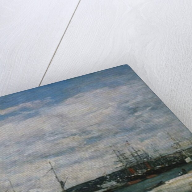 The Port of Havre, c.1864-66 by Eugene Louis Boudin