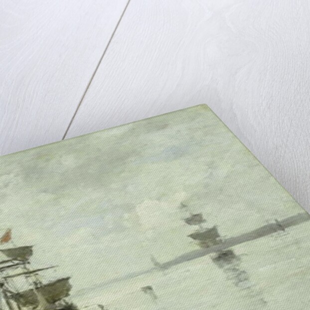 Port Scene, c.1880 by Eugene Louis Boudin