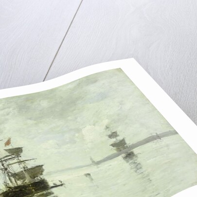 Port Scene, c.1880 by Eugene Louis Boudin