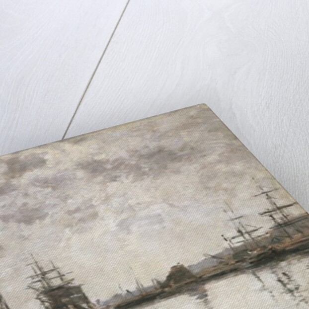 The Basin at Deauville, 1890 by Eugene Louis Boudin