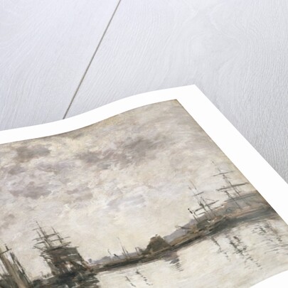 The Basin at Deauville, 1890 by Eugene Louis Boudin