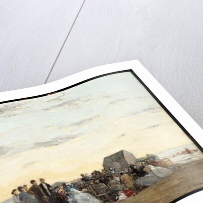 Beach Scene, 1865 by Eugene Louis Boudin