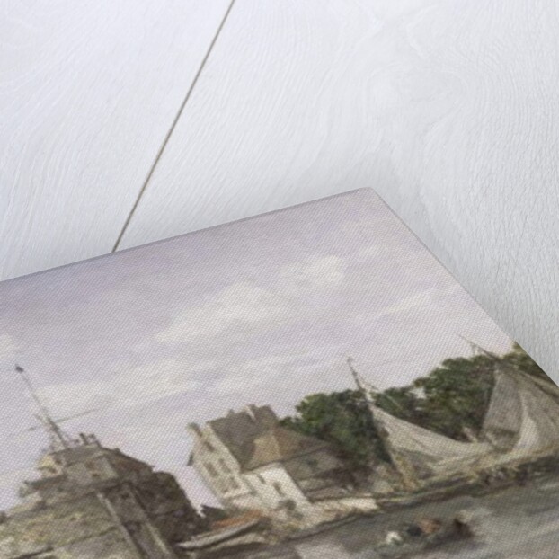 The Tower of Francis I at Le Havre, c.1854 by Eugene Louis Boudin