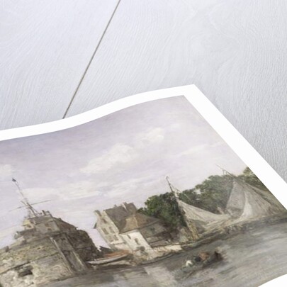 The Tower of Francis I at Le Havre, c.1854 by Eugene Louis Boudin