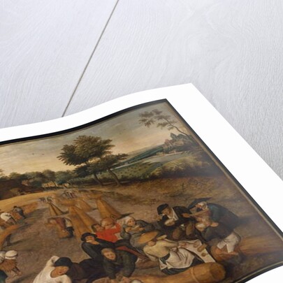 Summer: Harvesters Working and Eating in a Cornfield, 1624 by Pieter the Younger Brueghel