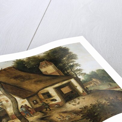 The Auberge Saint-Michel by Pieter the Younger Brueghel