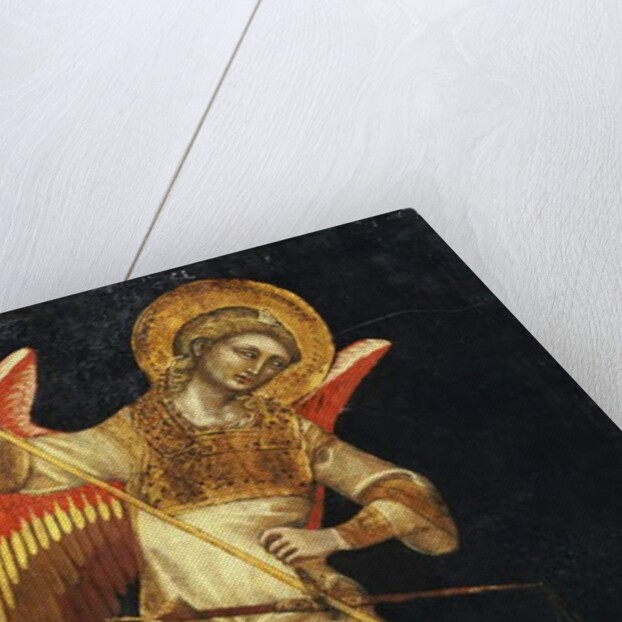 An Angel Protecting a Soul from the Devil by Guariento di Arpo