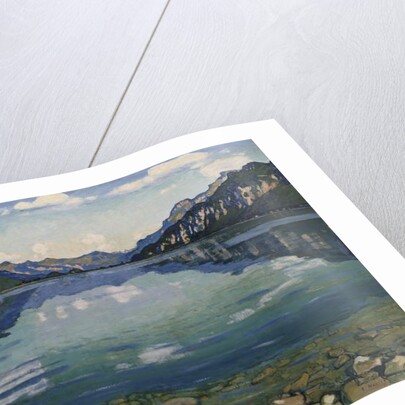 Thunersee with Reflection, 1904 by Ferdinand Hodler