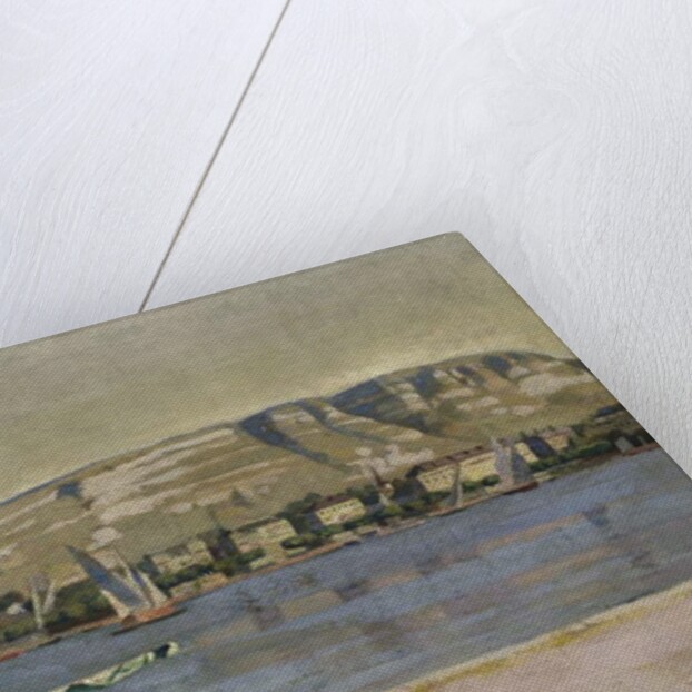 Geneva Harbour and the Saleve, 1878 by Ferdinand Hodler