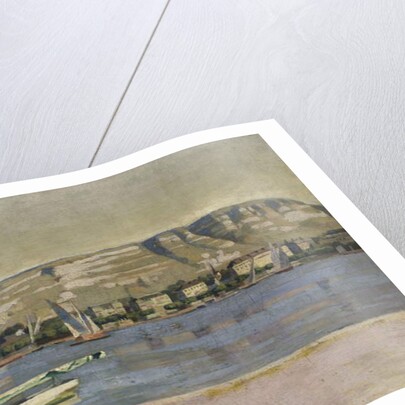 Geneva Harbour and the Saleve, 1878 by Ferdinand Hodler