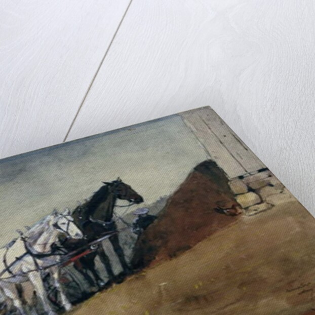 The Hilltop Barn - Houghton Farm, 1874 by Winslow Homer