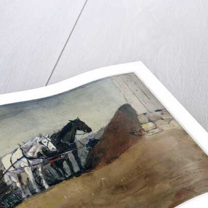 The Hilltop Barn - Houghton Farm, 1874 by Winslow Homer