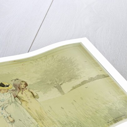 Girls strolling in an Orchard, 1879 by Winslow Homer