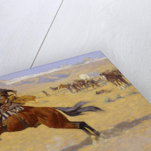 A Cold Morning on the Range, c.1904 by Frederic Remington