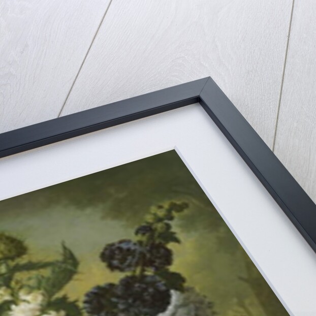 Still life of flowers and fruit by Jan van Os