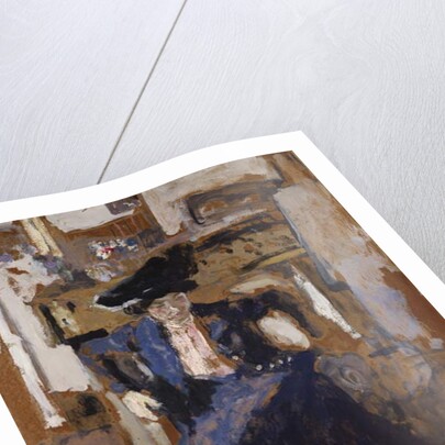 Woman in Blue by Edouard Vuillard